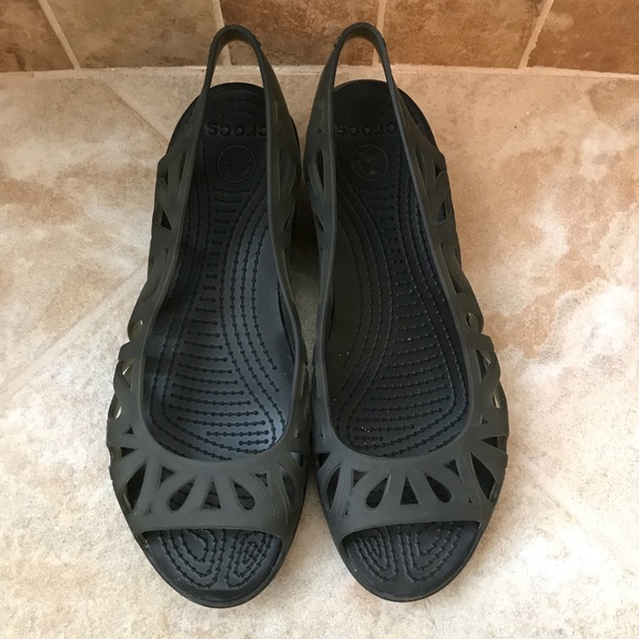 crocs isabella sandal black